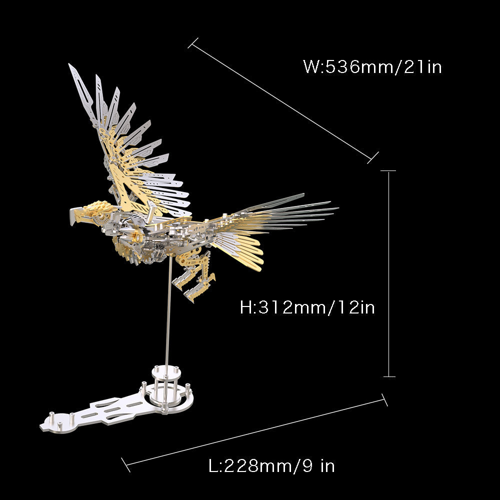 Desktrim™ | Majestic 3D Metal Mechanical Eagle Model Kit