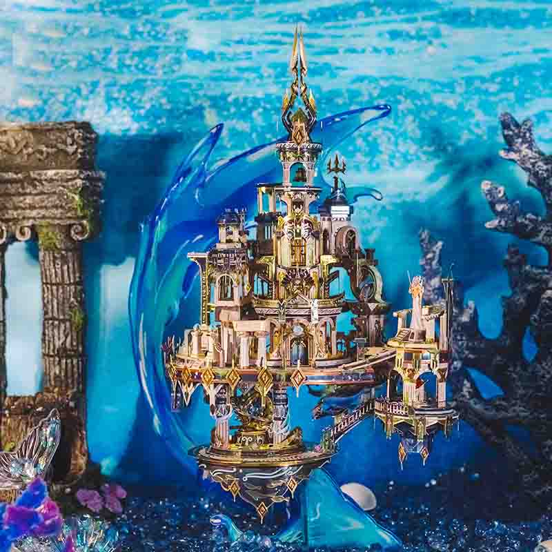 Desktrim™ | Atlantis Legends Premium Metal Puzzle Kit