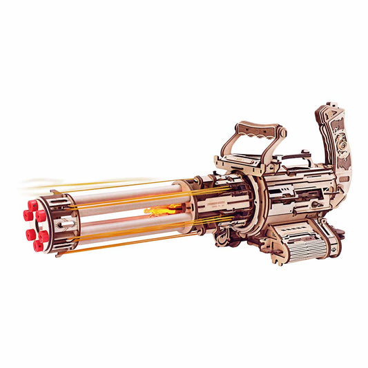 Desktrim™ | Ultimate Rotating Barrel Machine Gun - 3D Wooden Puzzle Kit