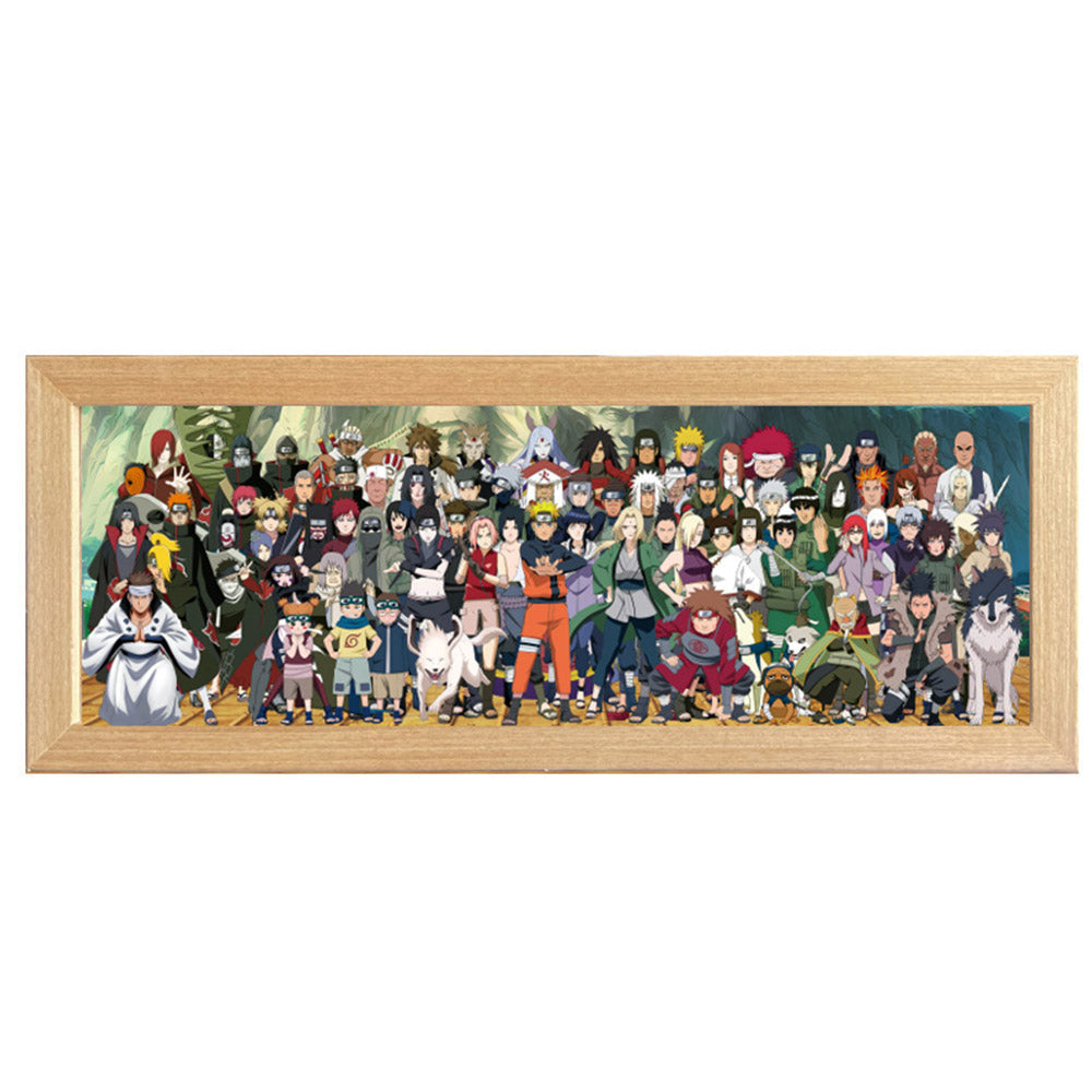 Desktrim™ | Anime Legends Acrylic Family Photo (LED Light)