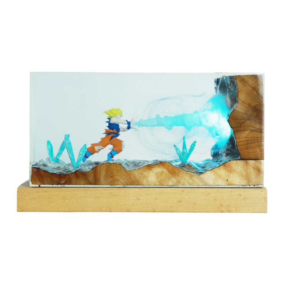 Desktrim™ | Dragon Ball Z Kakarot Resin RGB Night Light lamp Desktop Decoration