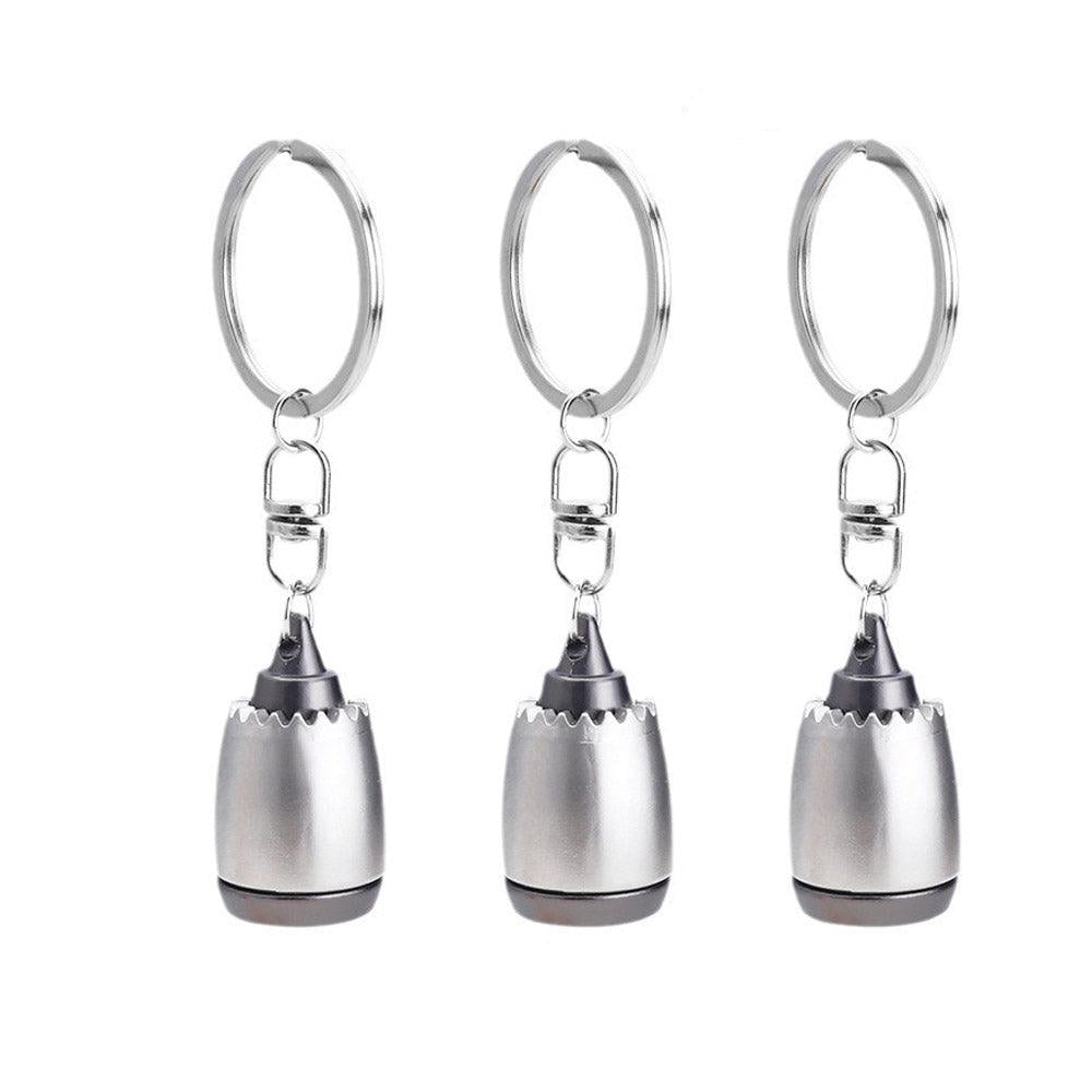 Desktrim | CNC Precision Turbofan Engine Keychain