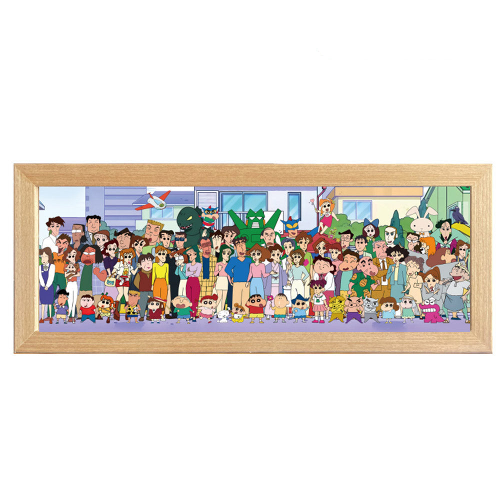 Desktrim™ | Anime Legends Acrylic Family Photo (LED Light)