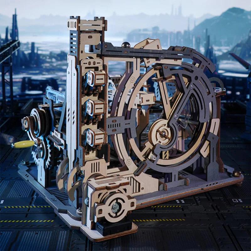 Desktrim™ | Cosmic Marble Labyrinth - 3D Wooden Mechanical Model Kit