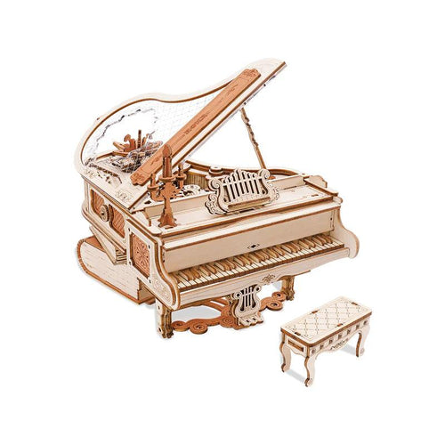 Desktrim™ | Grand Symphony Piano Mechanical Music Box 3D Wooden Puzzle