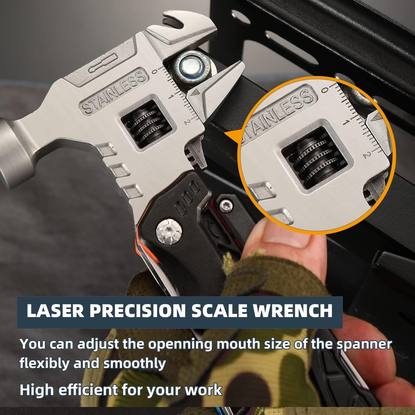 Desktrim™ | 18 In 1 Multifunctional Wrench Hammer