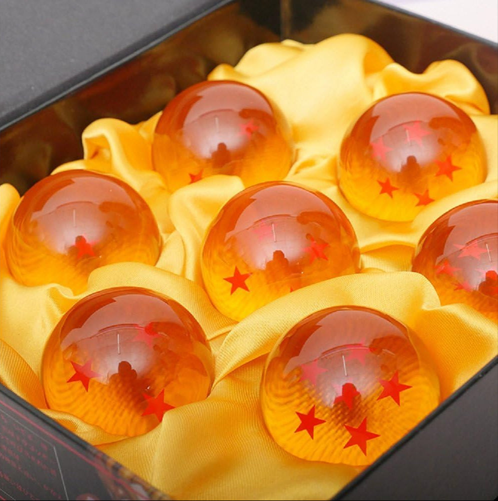 Desktrim™ | Complete 7 Stars Crystal Sphere Balls Dragon Ball Z Anime Collectible Set