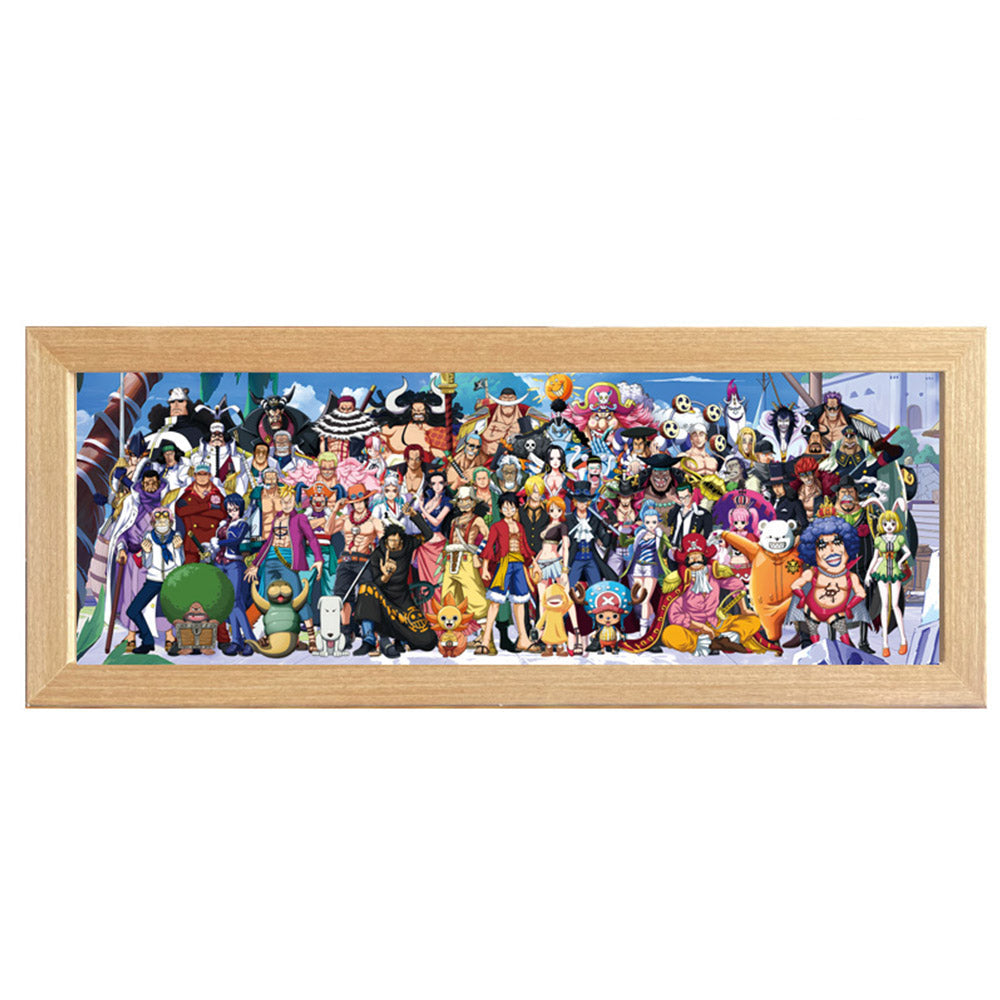Desktrim™ | Anime Legends Acrylic Family Photo (LED Light)