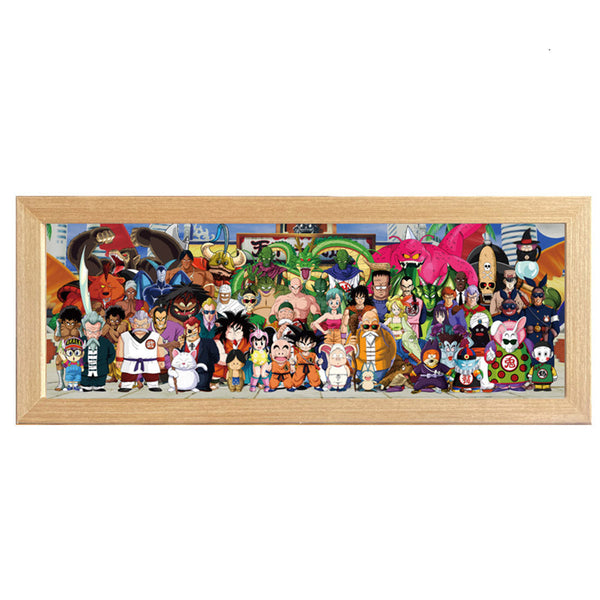 Desktrim™ | Anime Legends Acrylic Family Photo (LED Light)