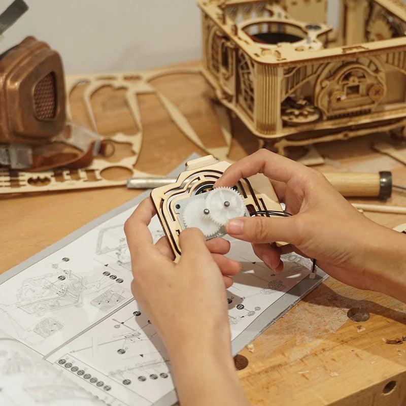 Desktrim™ | Vintage Melody Maker DIY Wooden Gramophone Kit
