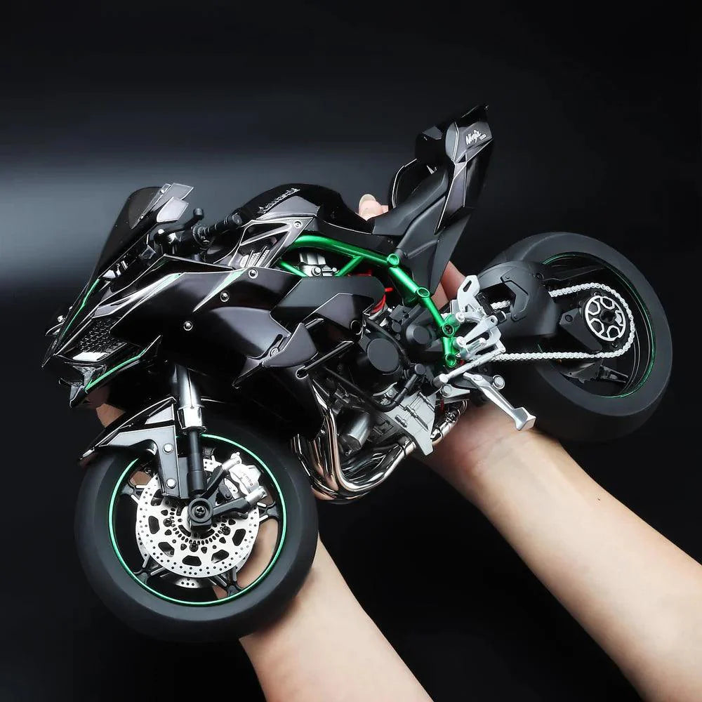 Desktrim™ | Premium Ninja H2R RC Superbike 1:6 Scale with Realistic Sound & Smoke Effects