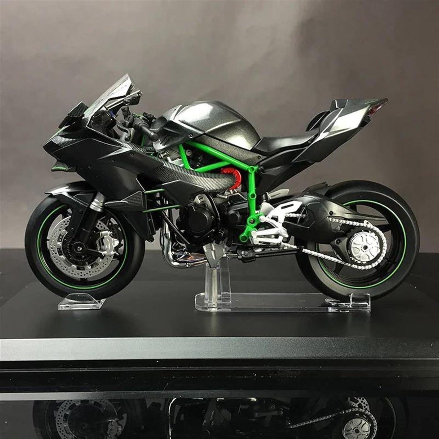 Desktrim™ | Premium Ninja H2R RC Superbike 1:6 Scale with Realistic Sound & Smoke Effects