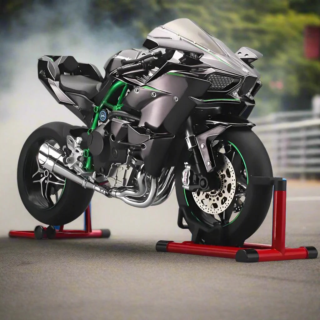 Desktrim™ | Premium Ninja H2R RC Superbike 1:6 Scale with Realistic Sound & Smoke Effects