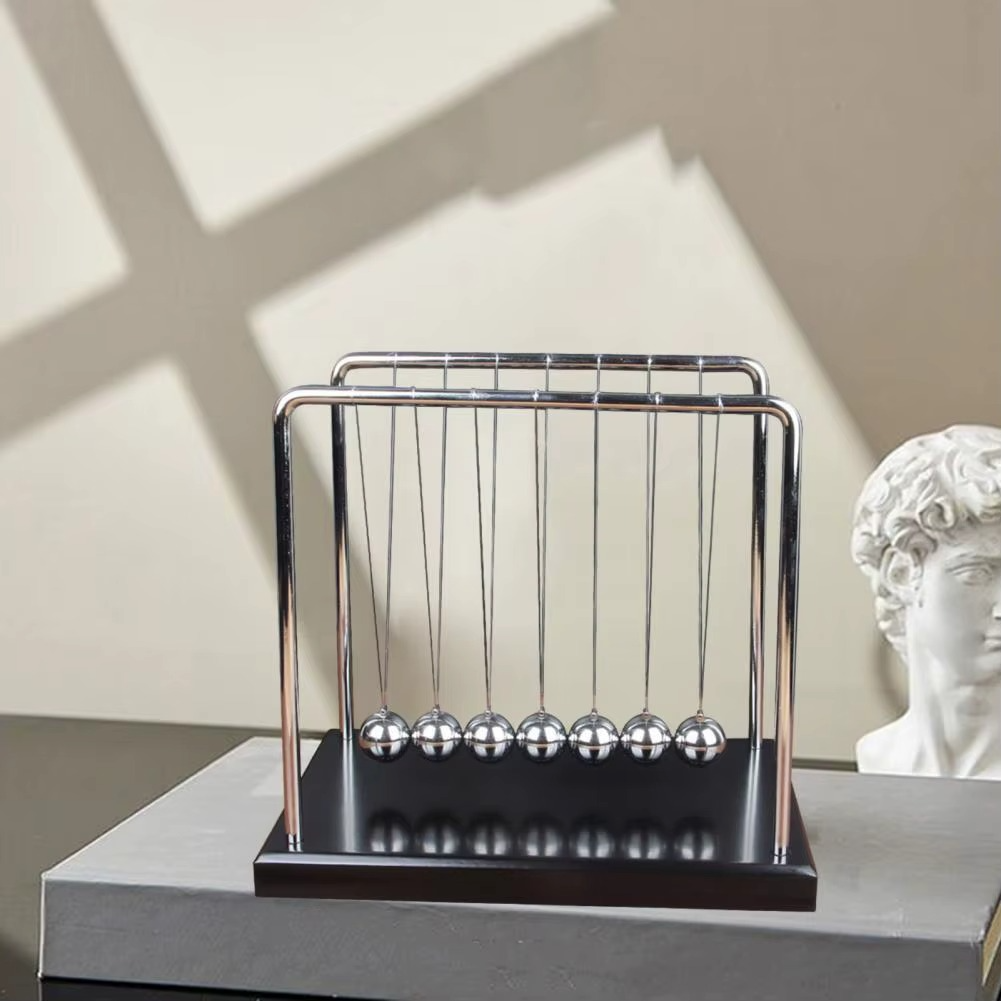 Desktrim™ | Newton Cradle Executive Desk Physics Demonstrator