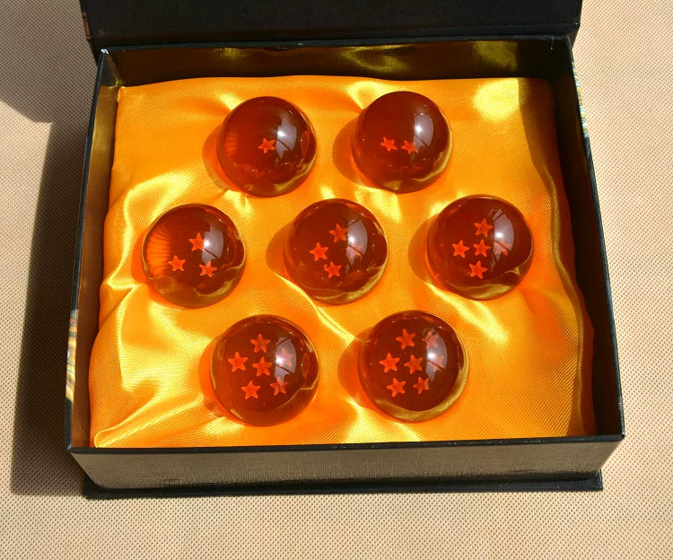 Desktrim™ | Complete 7 Stars Crystal Sphere Balls Dragon Ball Z Anime Collectible Set