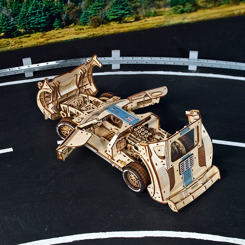 Desktrim™ | UGT-24 Endurance Racer Classic Le Mans Wooden Model Kit