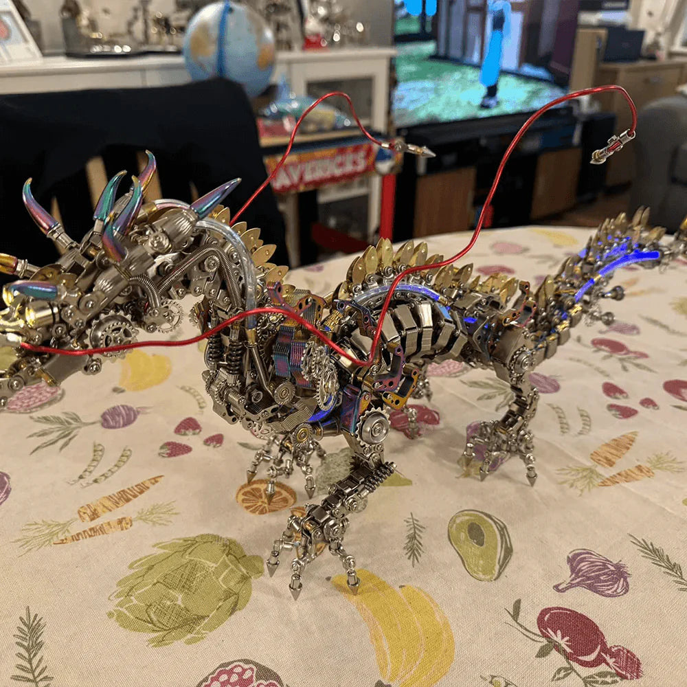 Desktrim™ | Imperial Dragon Master - 3D Metal Mechanical Dragon DIY Assembly Model Kit