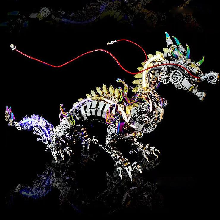 Desktrim™ | Imperial Dragon Master - 3D Metal Mechanical Dragon DIY Assembly Model Kit