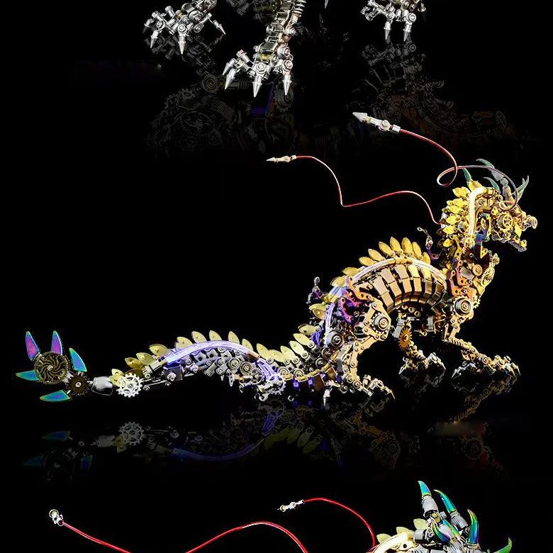Desktrim™ | Imperial Dragon Master - 3D Metal Mechanical Dragon DIY Assembly Model Kit