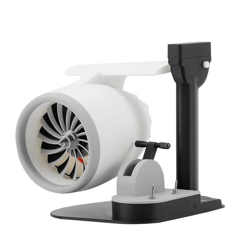 Desktrim™ | JetEngine Humidifier Fan - Aviation-Inspired Desktop Companion