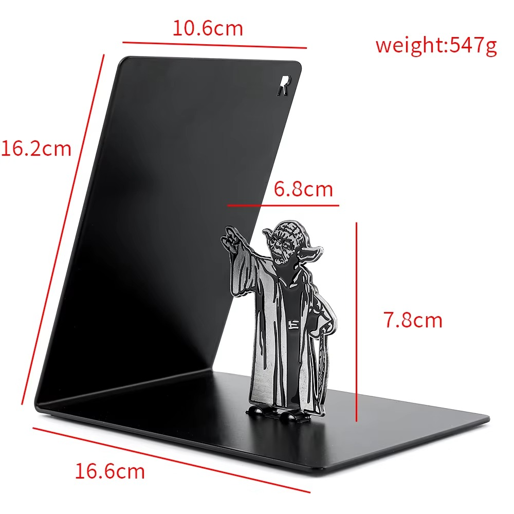 Metal Bookends Harry Potter Superhero Yoda Book Holders