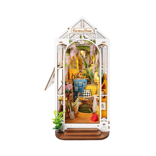 Desktrim™ | Diy Book Nook Shelf - Holiday Garden House