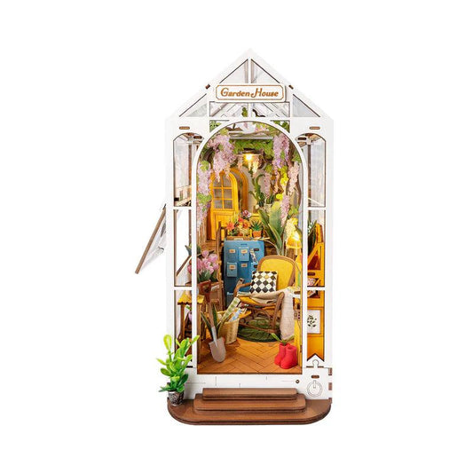 Desktrim™ | Diy Book Nook Shelf - Holiday Garden House