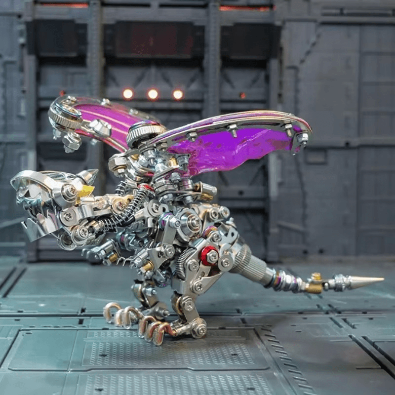 Desktrim™ | Mechanical Flying Dragon 3D Metal Puzzle Kit