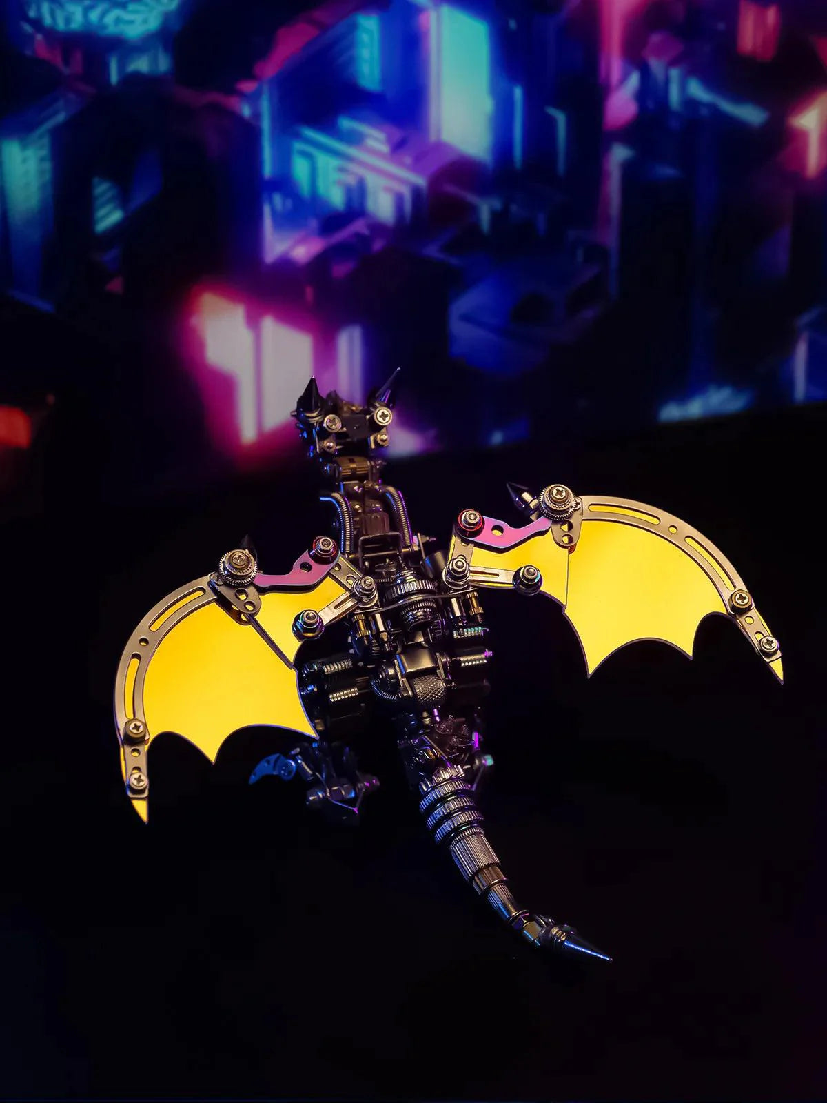 Desktrim™ | Mechanical Flying Dragon 3D Metal Puzzle Kit