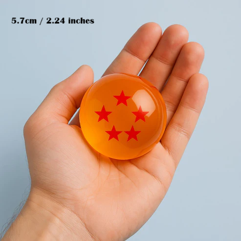 Desktrim™ | Complete 7 Stars Crystal Sphere Balls Dragon Ball Z Anime Collectible Set