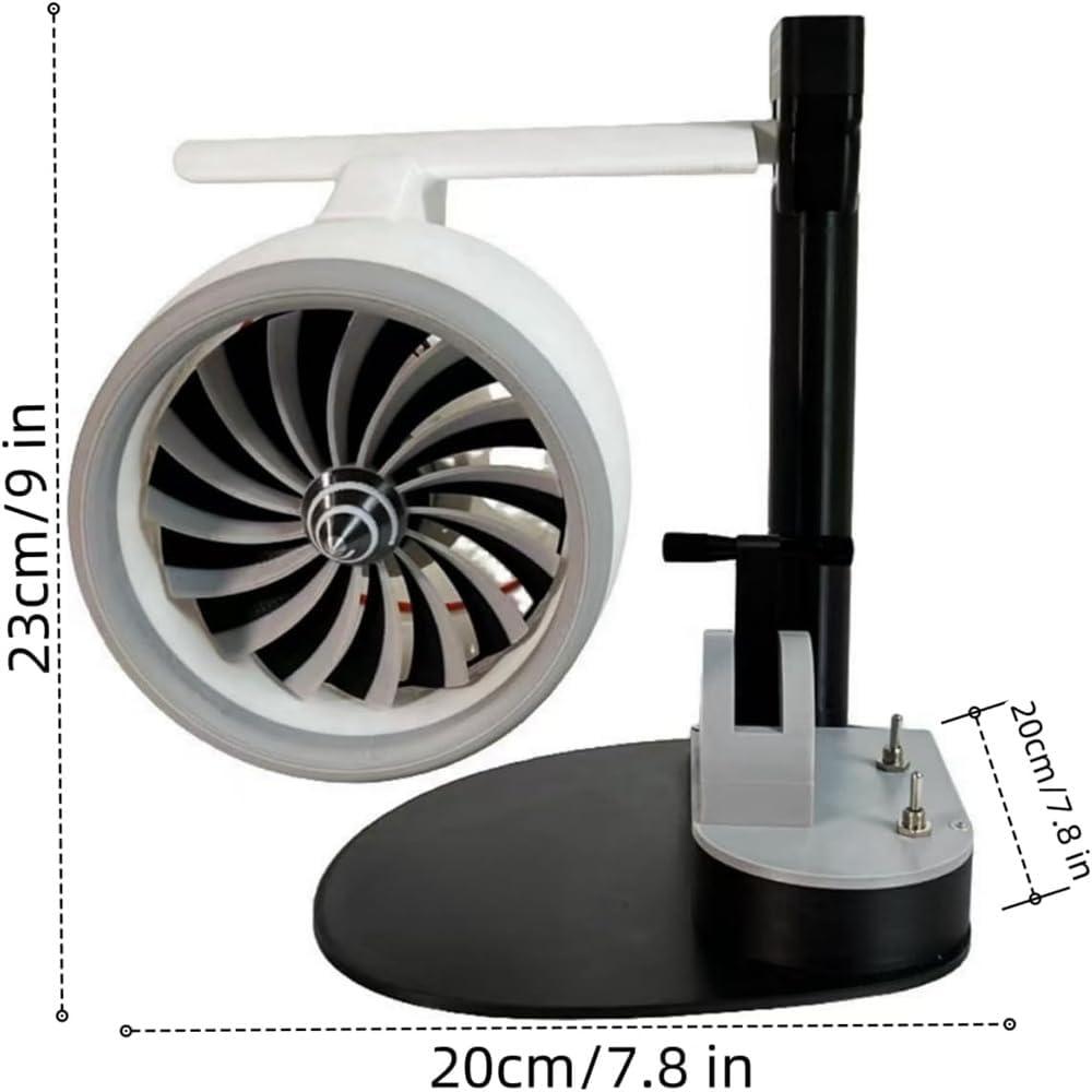 Desktrim™ | JetEngine Humidifier Fan - Aviation-Inspired Desktop Companion