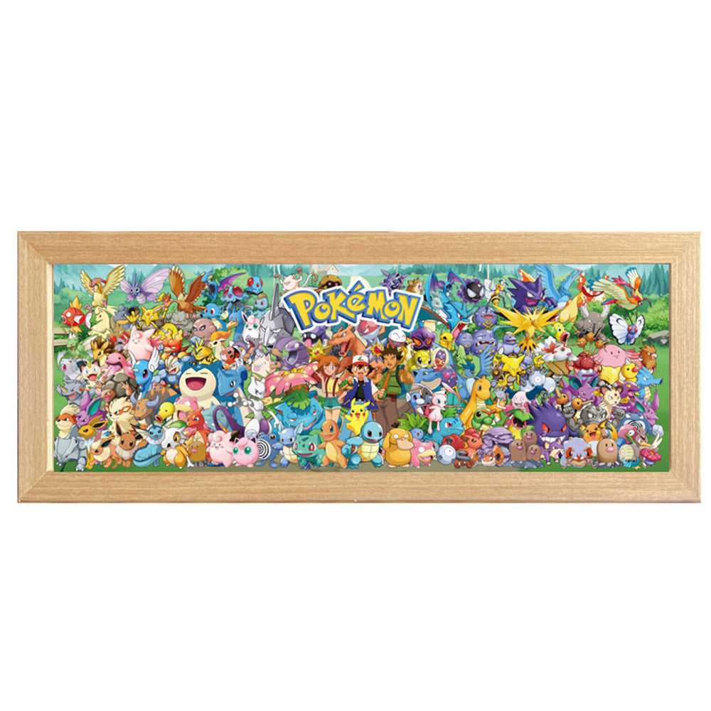Desktrim™ | Anime Legends Acrylic Family Photo (LED Light)