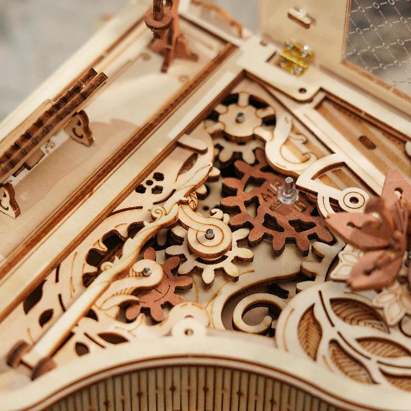 Desktrim™ | Grand Symphony Piano Mechanical Music Box 3D Wooden Puzzle