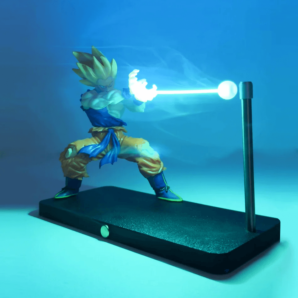 Desktrim™ | Dragon Ball Super Saiyan Magnetic Light Beam Figurine