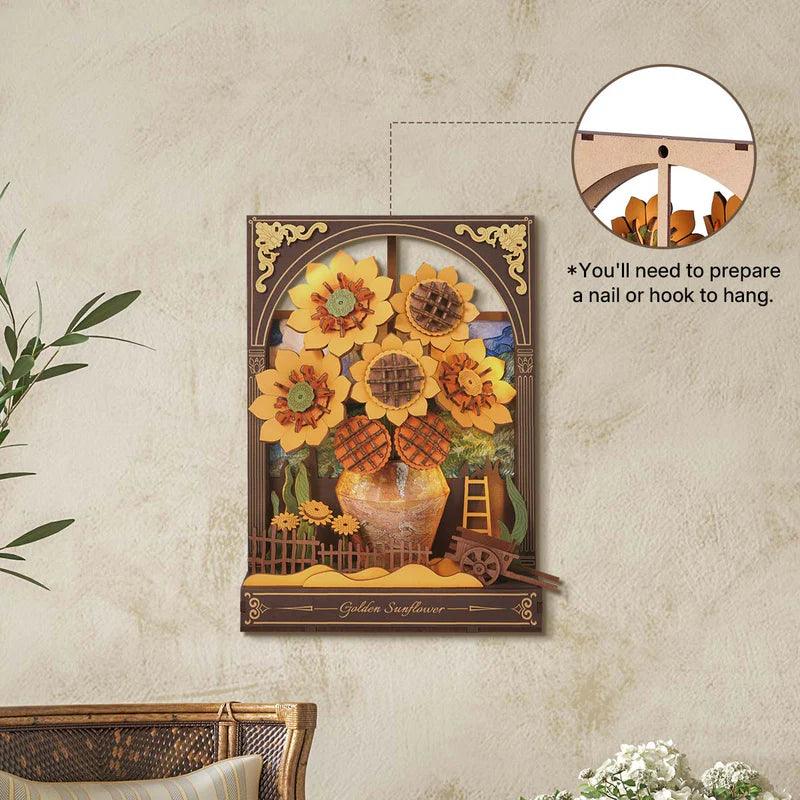 Desktrim™ | Monet's Garden 3D Wooden Puzzle with LED Lighting