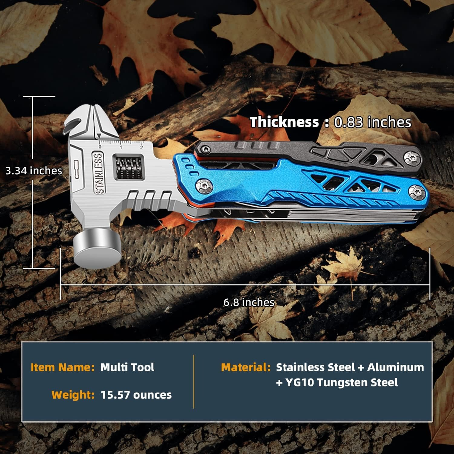 Desktrim™ | 18 In 1 Multifunctional Wrench Hammer