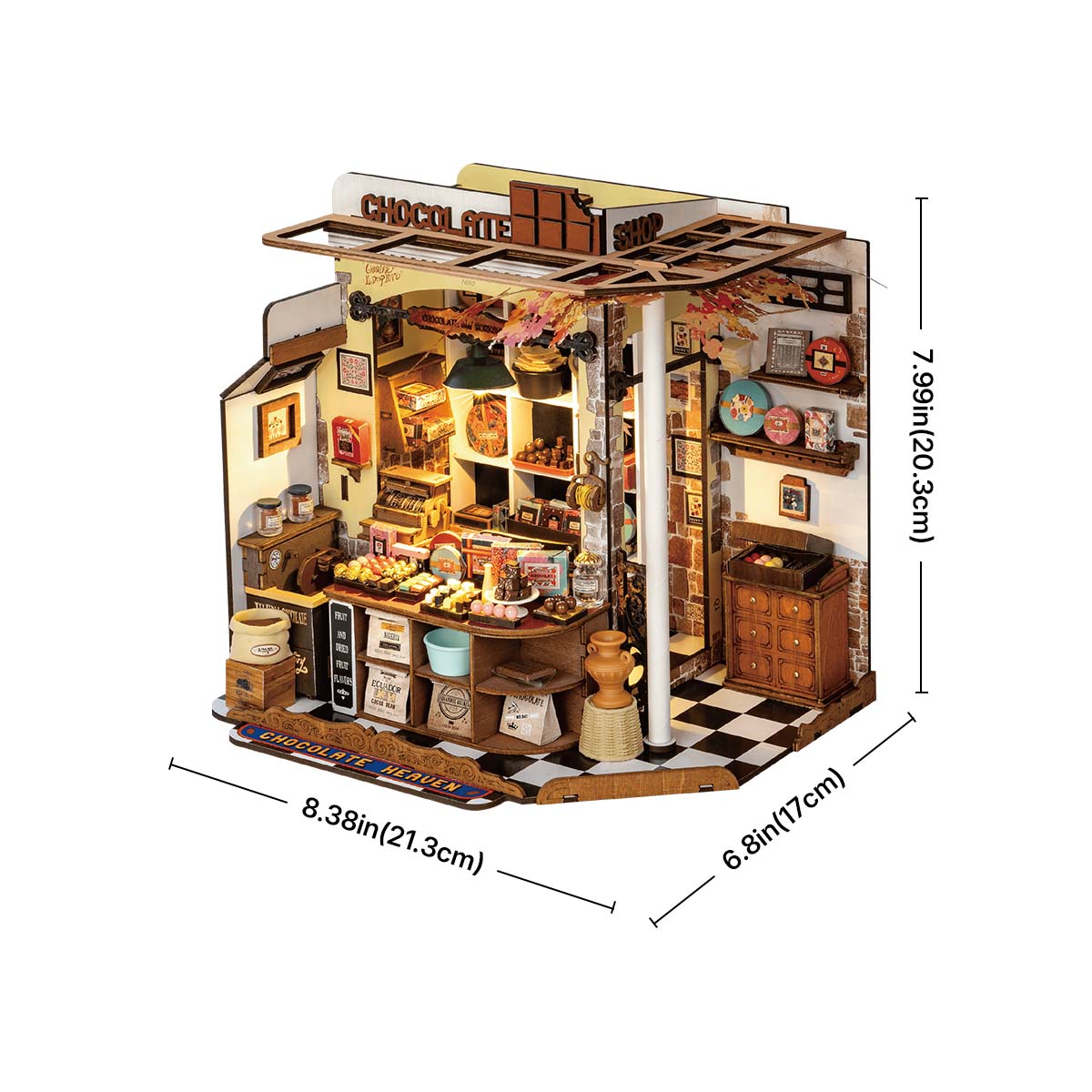 Desktrim™ | Henry's Chocolate DIY Miniature House