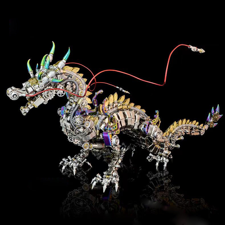 Desktrim™ | Imperial Dragon Master - 3D Metal Mechanical Dragon DIY Assembly Model Kit