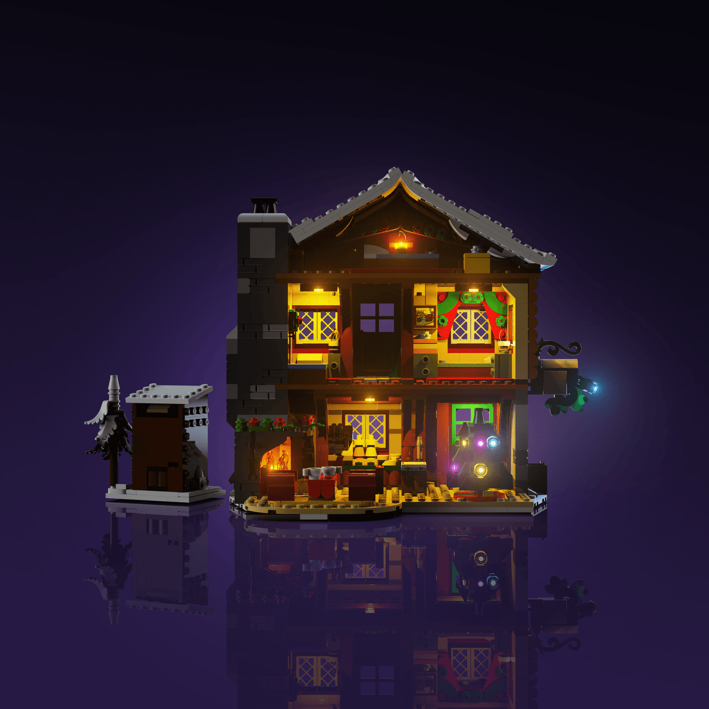 Desktrim™ | Light Kit for LEGO® Alpine Lodge