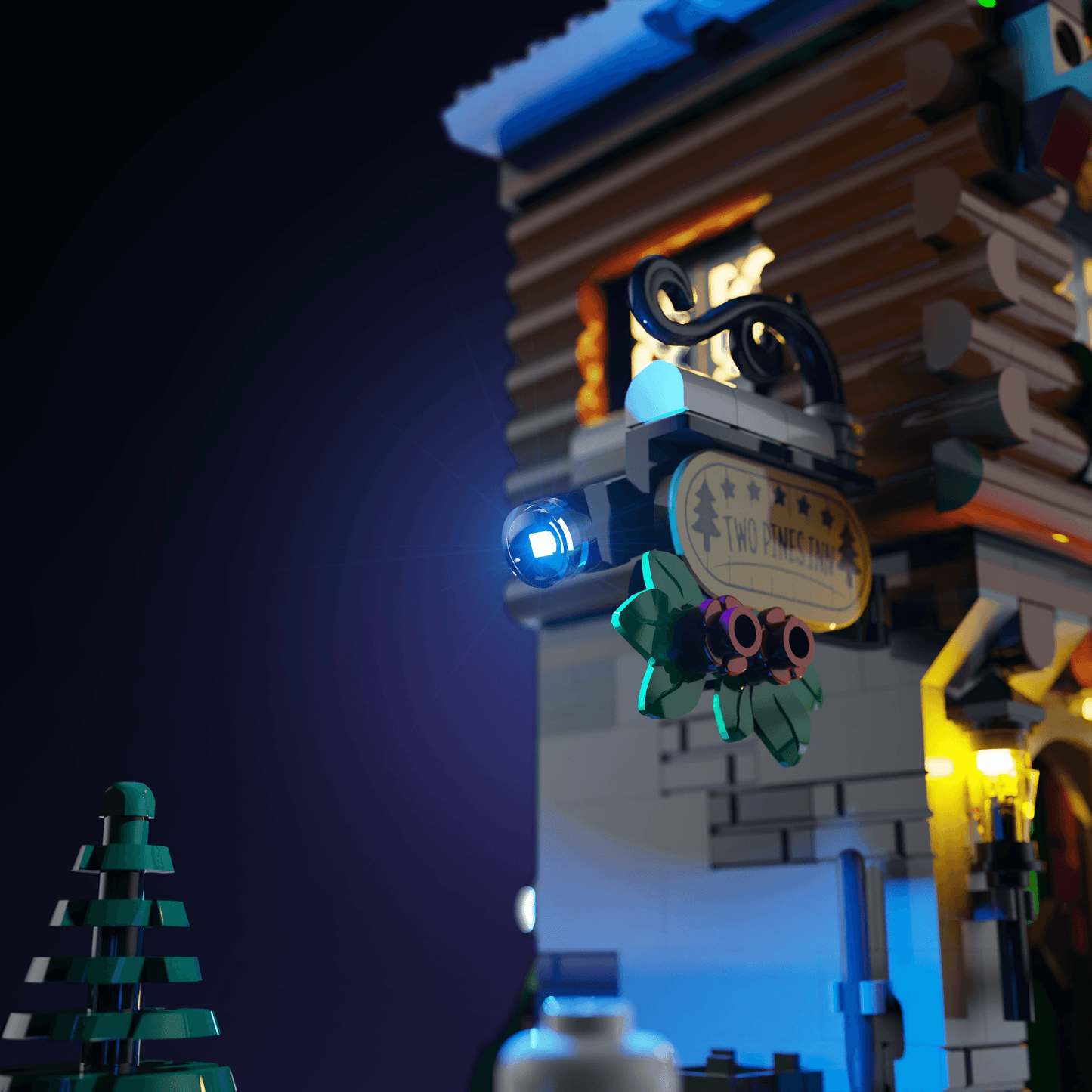 Desktrim™ | Light Kit for LEGO® Alpine Lodge