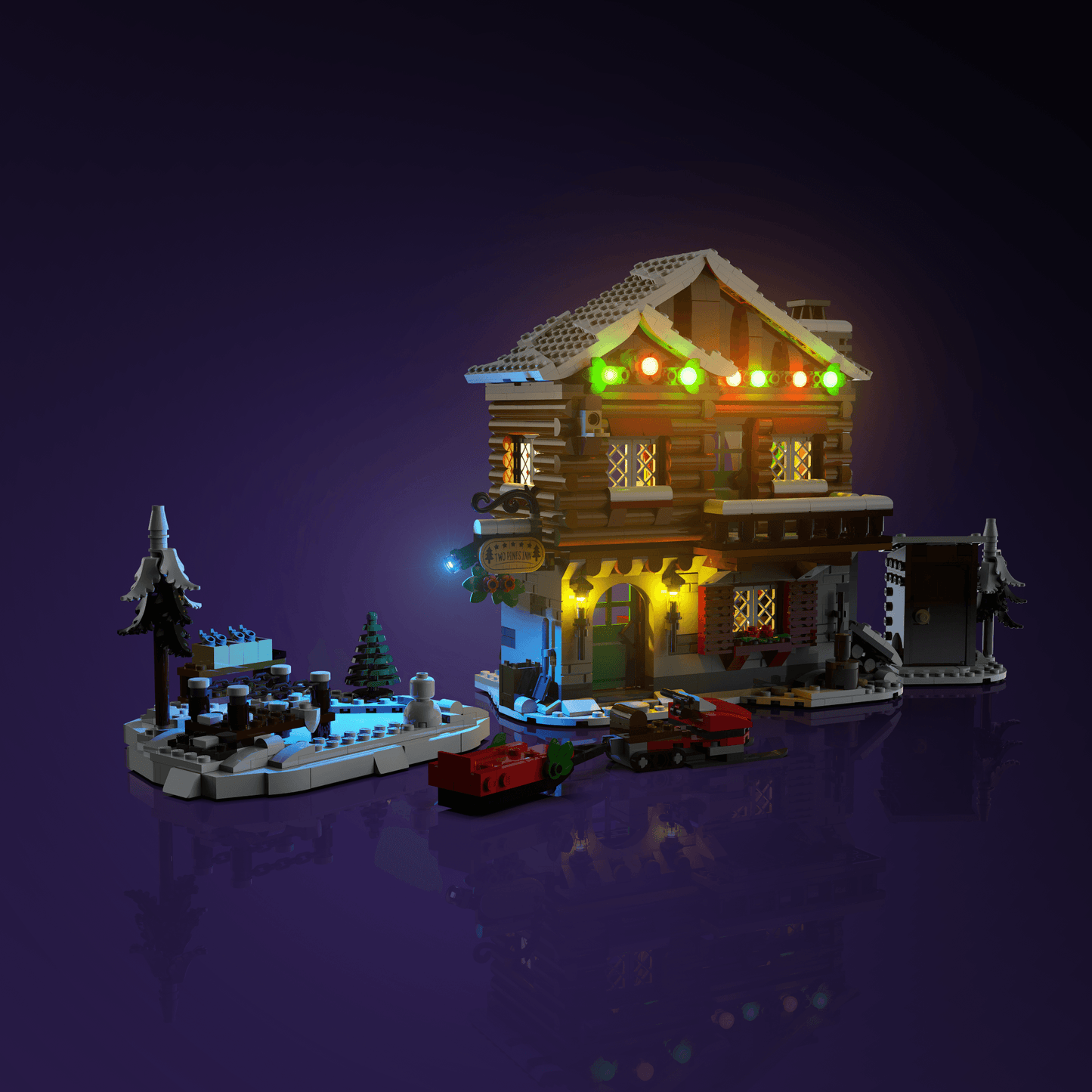 Desktrim™ | Light Kit for LEGO® Alpine Lodge