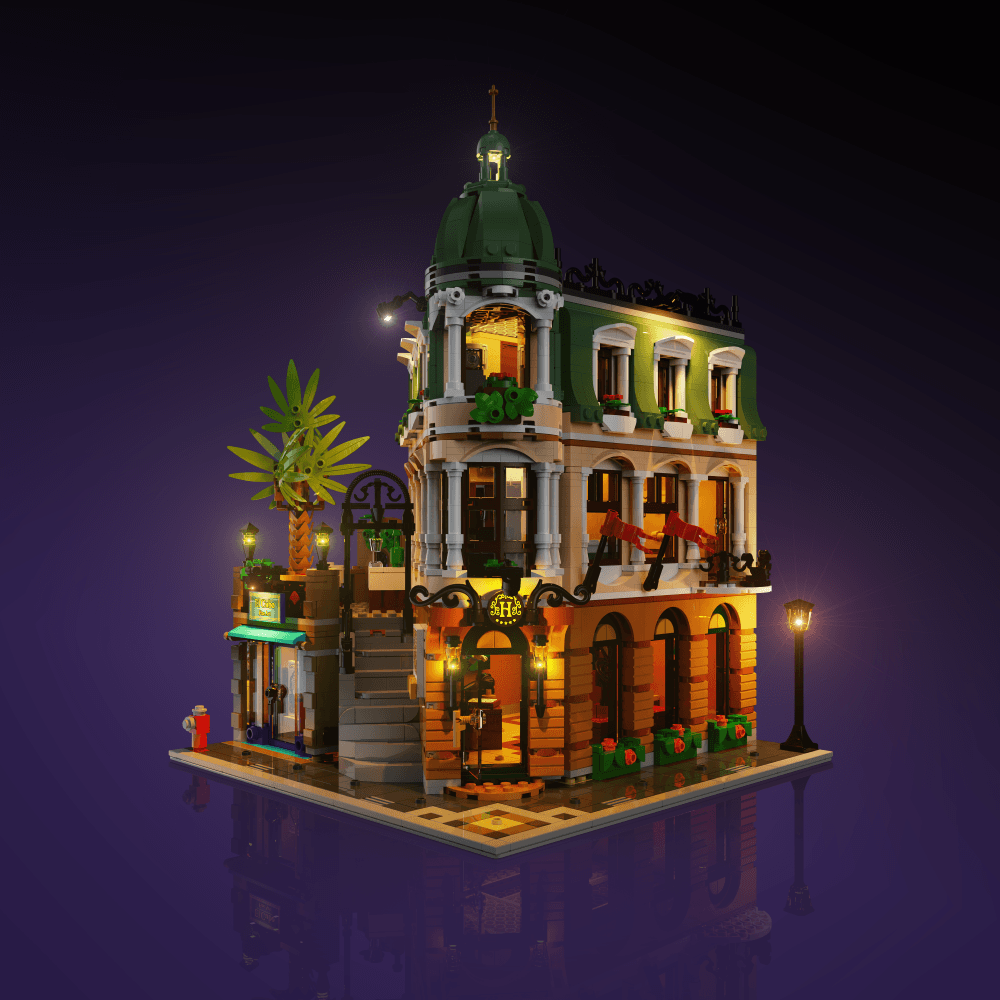 Desktrim™ | Light Kit for LEGO® Boutique Hotel