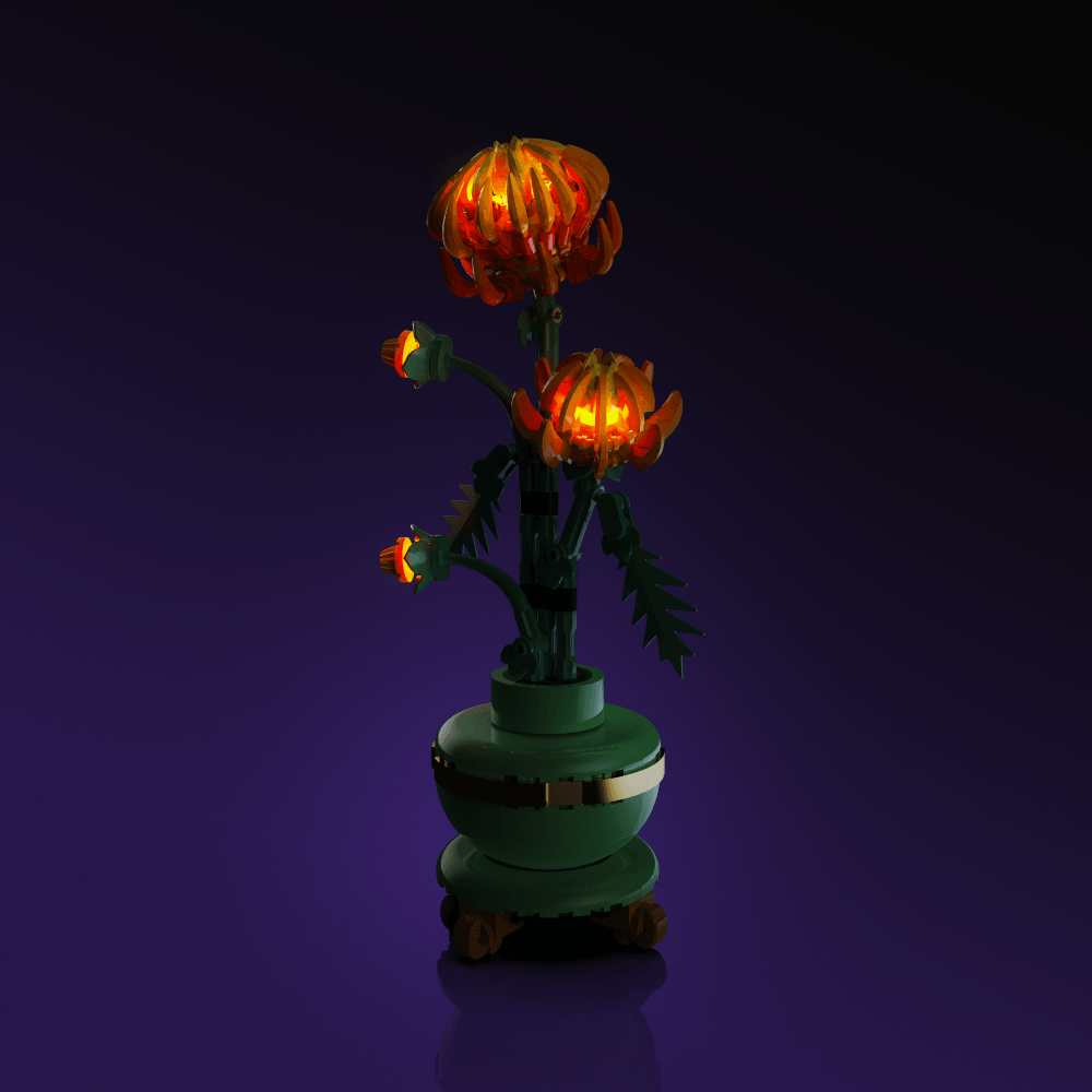 Desktrim™ | Light Kit for LEGO® Chrysanthemum