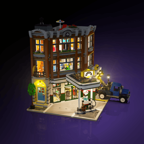 Desktrim™ | Light Kit for LEGO® Corner Garage