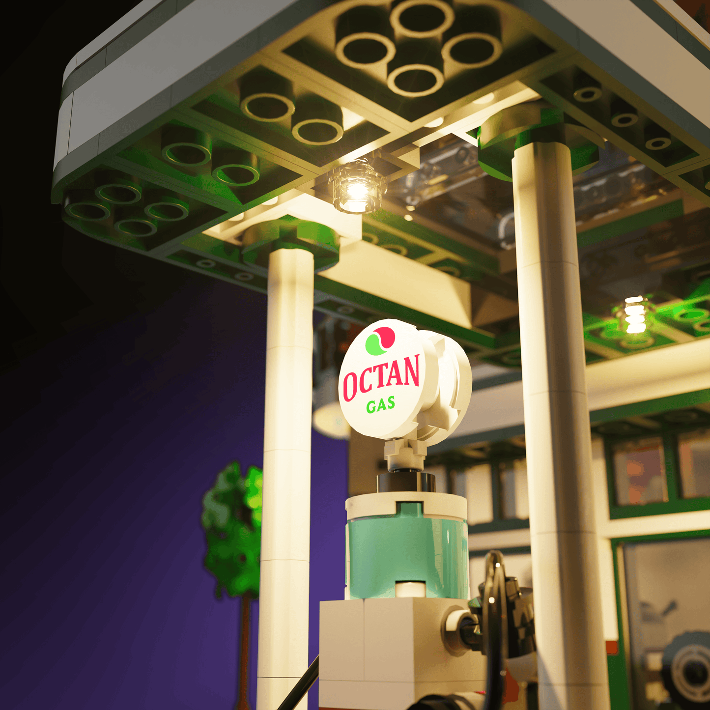 Desktrim™ | Light Kit for LEGO® Corner Garage