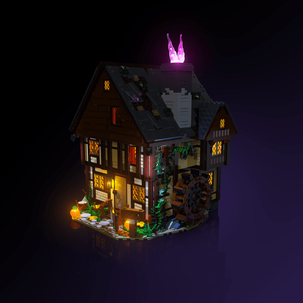Desktrim™ | Light Kit for LEGO® Disney Hocus Pocus: The Sanderson Sisters' Cottage