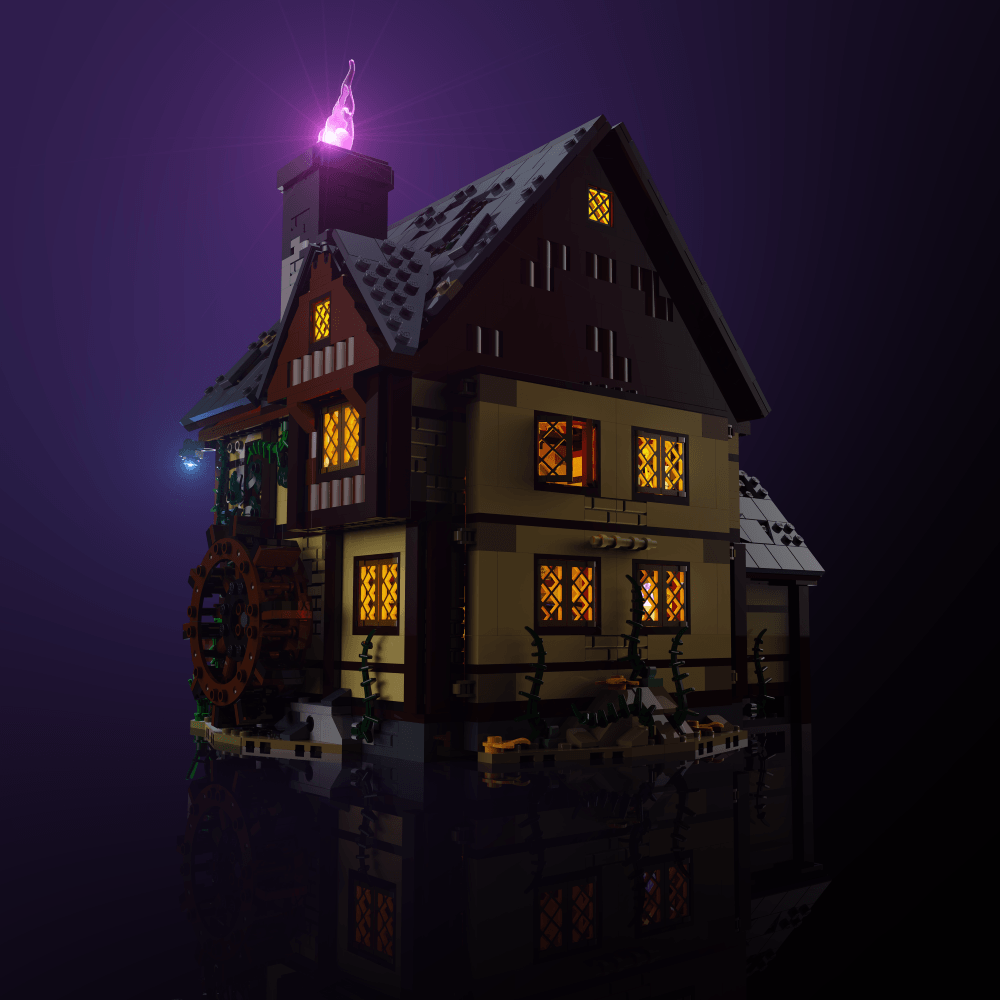 Desktrim™ | Light Kit for LEGO® Disney Hocus Pocus: The Sanderson Sisters' Cottage