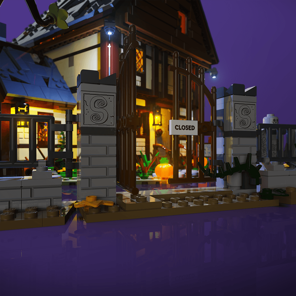 Desktrim™ | Light Kit for LEGO® Disney Hocus Pocus: The Sanderson Sisters' Cottage