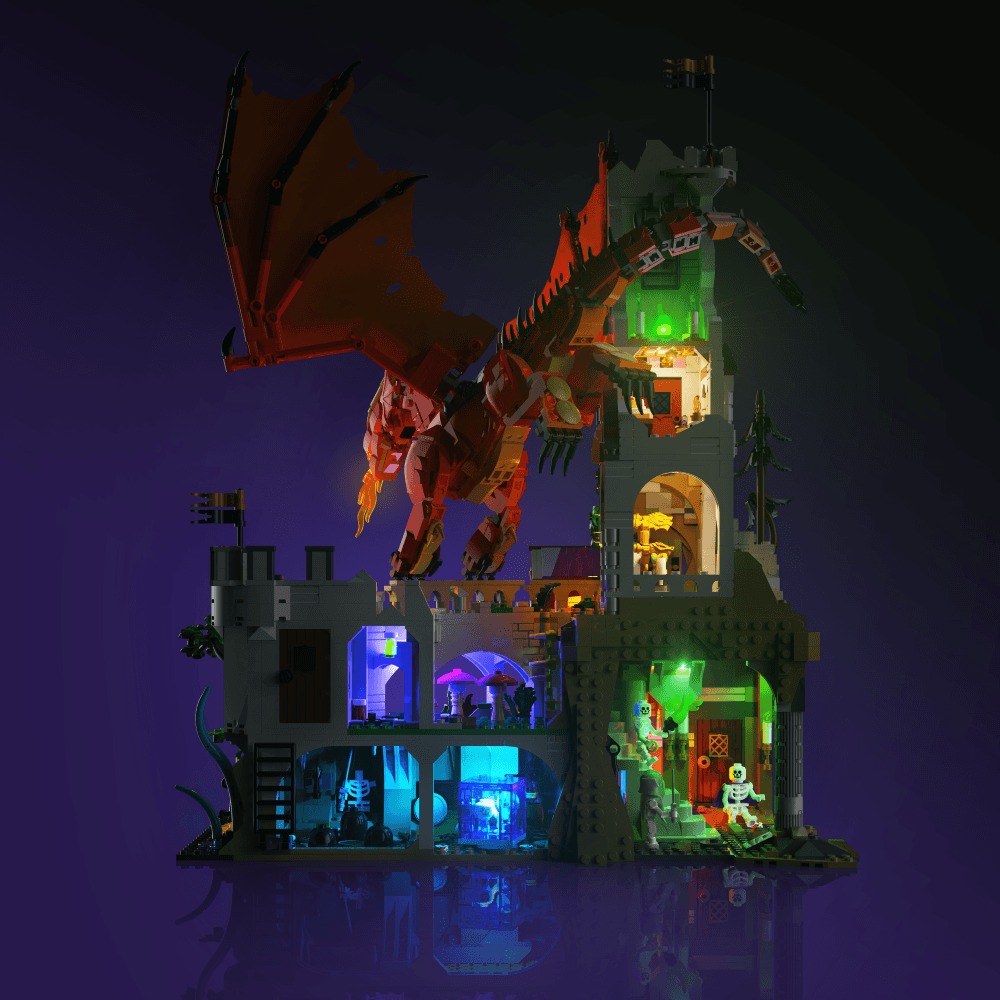 Desktrim™ | Light Kit for LEGO® Dungeons & Dragons: Red Dragon Tale