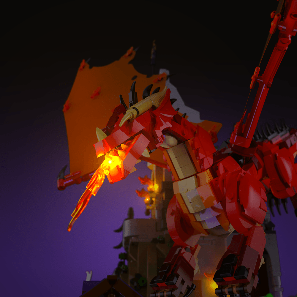 Desktrim™ | Light Kit for LEGO® Dungeons & Dragons: Red Dragon Tale